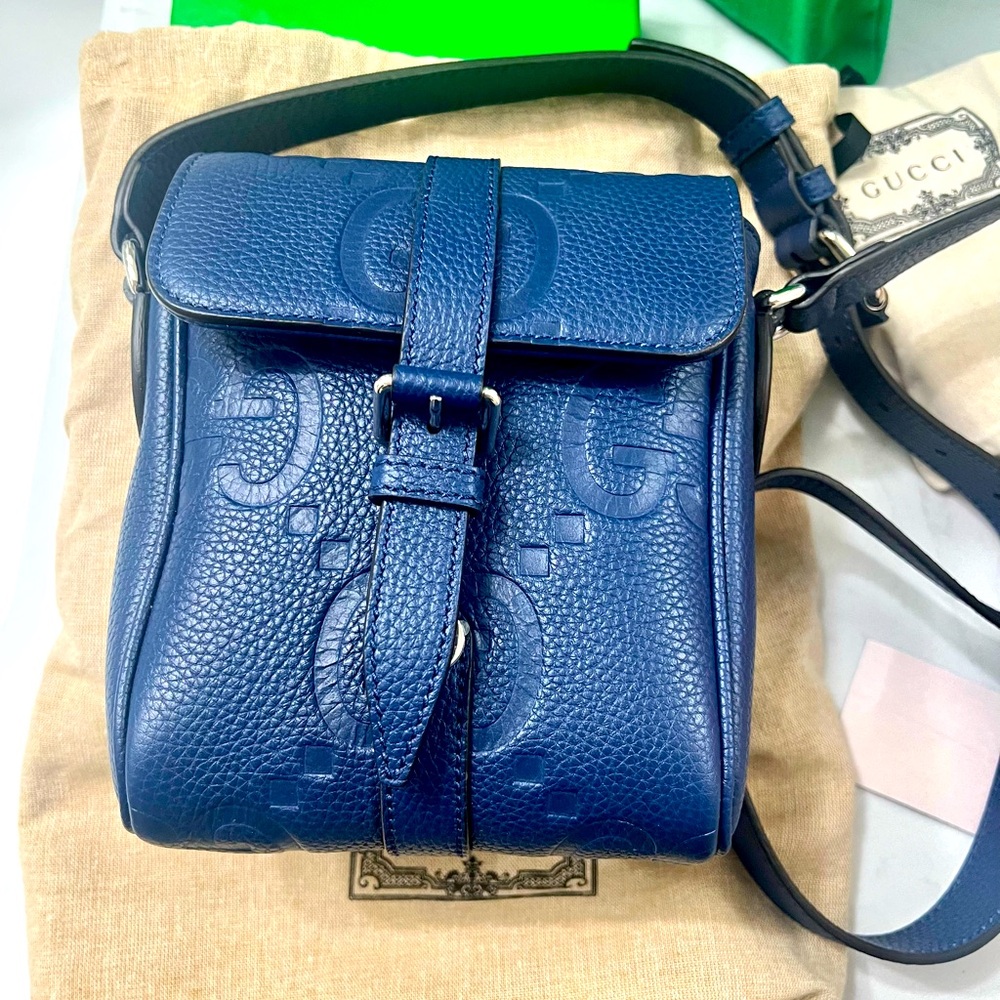 Gucci Jumbo GG small messenger bag